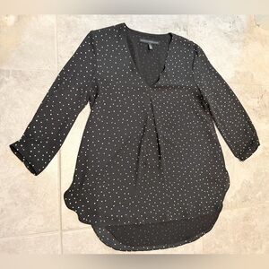 White House Black Market Polka Dot Blouse – Size 0